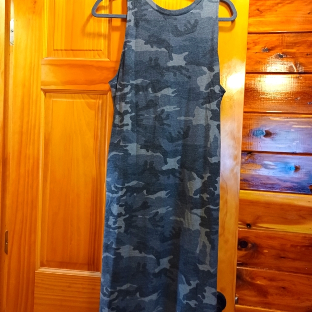 NEW!!! CAMO TANK MIDI DRESS